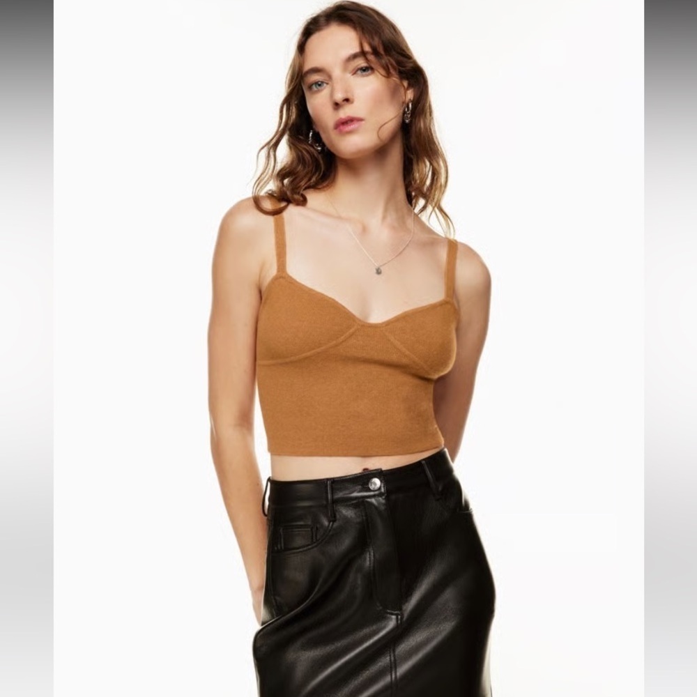 Aritzia Wilfred Cropped Sweater Tank​​​